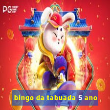 bingo da tabuada 5 ano